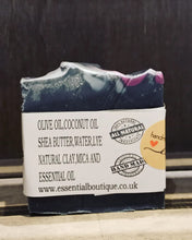 Load image into Gallery viewer, Activated Charcoal Handmade Soap  x2 - All Natural Detox Bar Vegan UK
