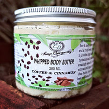 Load image into Gallery viewer, Handmade Body Butter Natural Shea, Cocoa Butter- Coffee &amp; Cinnamon Scent 200 ML
