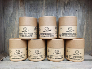 Handmade body butter Cedarwood for men eco friendly packaging Vegan Plastic Free