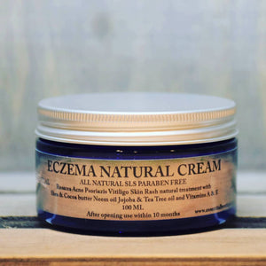 Eczema Natural cream relief Psoriasis Rosacea Prone skin Rash Treatment 100 Ml