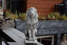 Load image into Gallery viewer, Upright Large Lion Statue Stone Concrete Animal Garden Ornament
