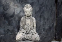 Load image into Gallery viewer, Buddha Meditating Stone Statue Garden Ornament Concrete Zen Reconstituted Stone
