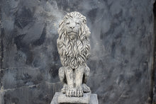 Load image into Gallery viewer, Upright Large Lion Statue Stone Concrete Animal Garden Ornament

