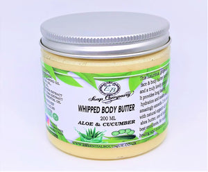Handmade body butter Face and Body Cream Aloe vera & Cucumber 200 ml