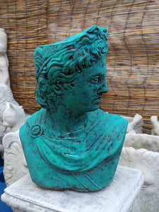 Verdigris Finish Statues - Sculpture Stone Garden Ornament Art