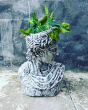 Load image into Gallery viewer, Apollo Bust Statue | Flower pot  Lady Greek God Sculpture Stone Garden Ornament Art

