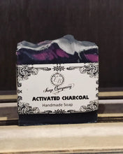 Load image into Gallery viewer, Activated Charcoal Handmade Soap  x2 - All Natural Detox Bar Vegan UK
