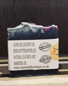 Activated Charcoal Handmade Soap  x2 - All Natural Detox Bar Vegan UK