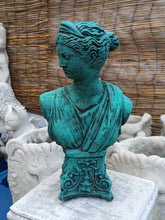 Load image into Gallery viewer, Verdigris Finish Statues - Sculpture Stone Garden Ornament Art
