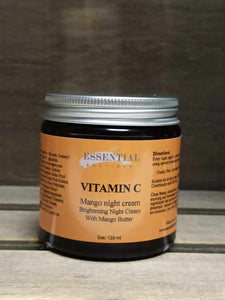 Essential Boutique Vitamin C Night Cream Brightening Mango Butter 120 ml
