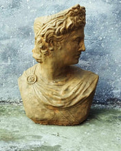 Load image into Gallery viewer, Limestone  Athena and Apollo  Bust Statue  Flower pot  Lady Greek Goddess Sculpture Stone Garden Ornament Art
