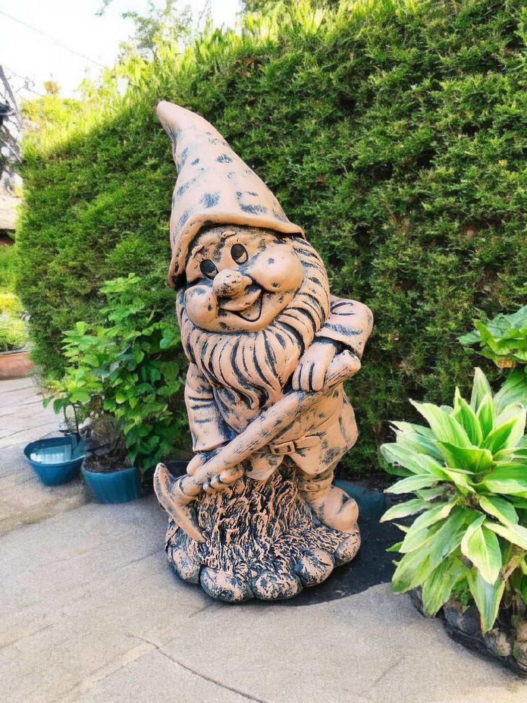 Dwarf Stone Statue 45cm tall