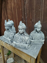 Load image into Gallery viewer, Garden Statue Dracula Vlad the Impaler Concrete ornament 30 cm tall stone decor
