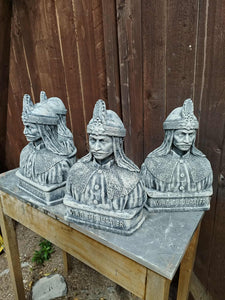 Garden Statue Dracula Vlad the Impaler Concrete ornament 30 cm tall stone decor