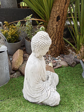 Load image into Gallery viewer, Buddha Meditating Stone Statue Garden Ornament Zen Reconstituted Stone Finish
