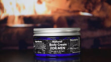 Load and play video in Gallery viewer, BODY CREAM FOR MEN Handmade body butter with essential oils Essential Boutique
