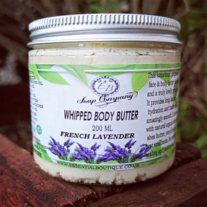Handmade Lavender Whipped Body Butter 200ML Natural with Shea&Cocoa butter Vit E oil