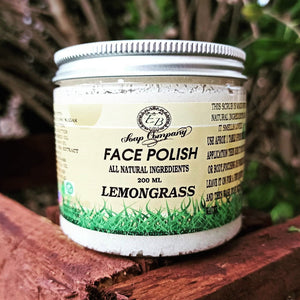 Handmade Lemon Face & Body Scrub 100% Natural Organic Bath Shower Scrub Vegan