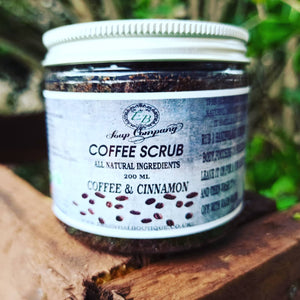 Coffee and coconut scrub 200g anti-cellulite 100% natural vegan scrub - Frank it