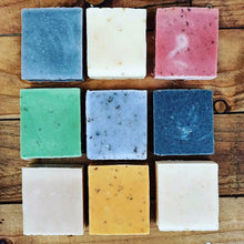 Load image into Gallery viewer, Handmade Rustic Soap Lavender &amp; Rosemary 120g friendly soap vegan cruelty free
