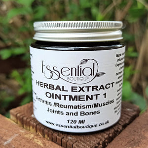 Herbal Ointment No 1 Arthritis & Rheumatism for Muscles / Bones / Joints 120 ml