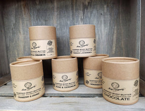 Handmade body butter COFFEE & CINNAMON eco friendly packaging Vegan Plastic Free