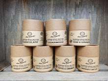 Load image into Gallery viewer, Vegan Plastic Free Whipped  body butter Lemongrass &amp; Ylang Ylang eco friendly packaging
