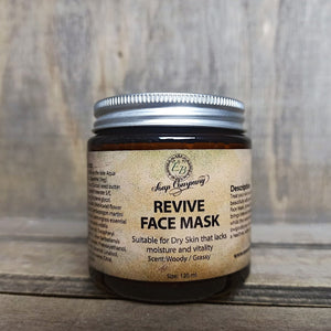 Essential Boutique REVIVE NATURAL FACE MASK 120ML with Chamomile,Clay and Aloe