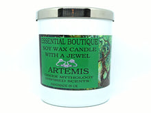 Load image into Gallery viewer, Essential Boutique Jewel Candle -Greek Gods ARTEMIS Candle with Jewelry
