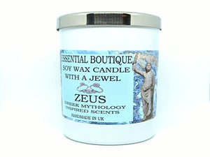 Essential Boutique Jewel Candle - Imperial Gods Series ZEUS Candle with Jewelry