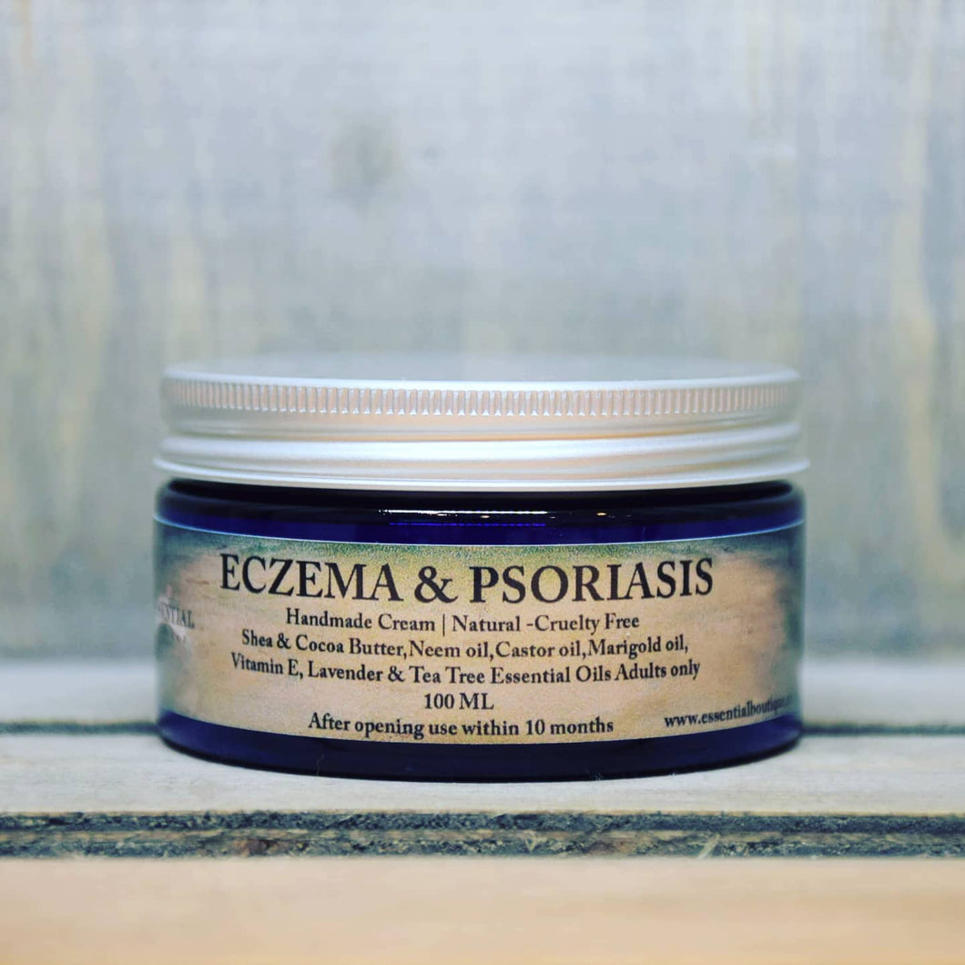 ECZEMA PSORIASIS ROSACEA Handmade Natural Skin Cream with Marigold and Neem oil