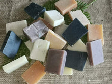 Load image into Gallery viewer, 1kg Handmade Natural Soap - off cuts mixed slices chunks cruelty free uk soap
