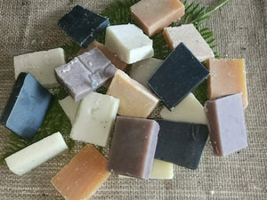 1kg Handmade Natural Soap - off cuts mixed slices chunks cruelty free uk soap