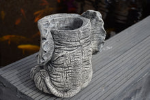 Load image into Gallery viewer, Stone Planter Large Elephant Pot Highly Detailed Concrete Garden Planter Pot
