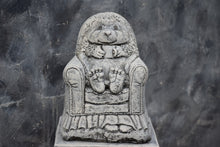 Load image into Gallery viewer, Stone Statue Of A Hedgehog Garden Ornament Reconstituted Stone aged stone finish

