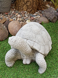 Turtle Stone Statue Garden Ornament Tortoise Reconstituted Stone Aged Finish