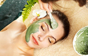 Seaweed Green Clay & Matcha Face Mask -Natural Skincare Clean Scottish Kelp 50g