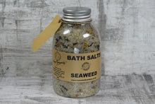 Load image into Gallery viewer, Seaweed and Chamomile Bath Salt Aromatherapy soak with dead sea salt detox 400g
