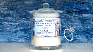 Essential Boutique Jewel Candle - Imperial Gods Series ZEUS Candle with Jewelry