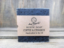 Load image into Gallery viewer, Handmade Herbal Traditional soap (coffee,cinnamon,sea salt)
